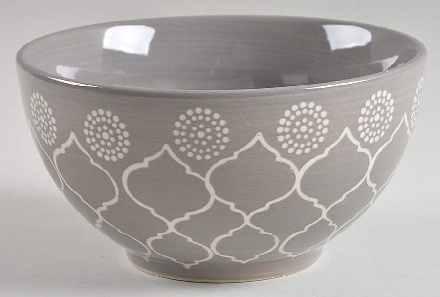 Moroccan Grey Soup/Cereal Bowl by Baum Brothers-1