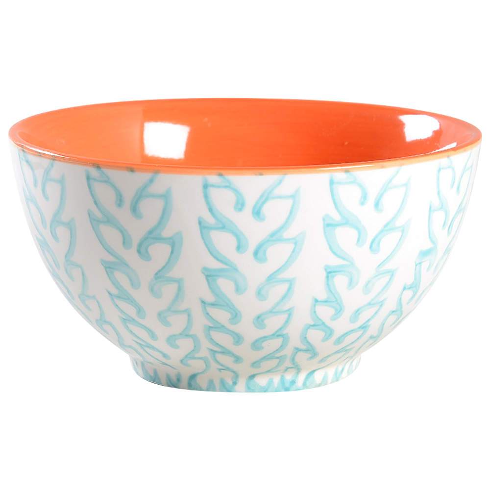 Tangiers Turquoise Soup/Cereal Bowl - Set of 4 by Baum Brothers-1