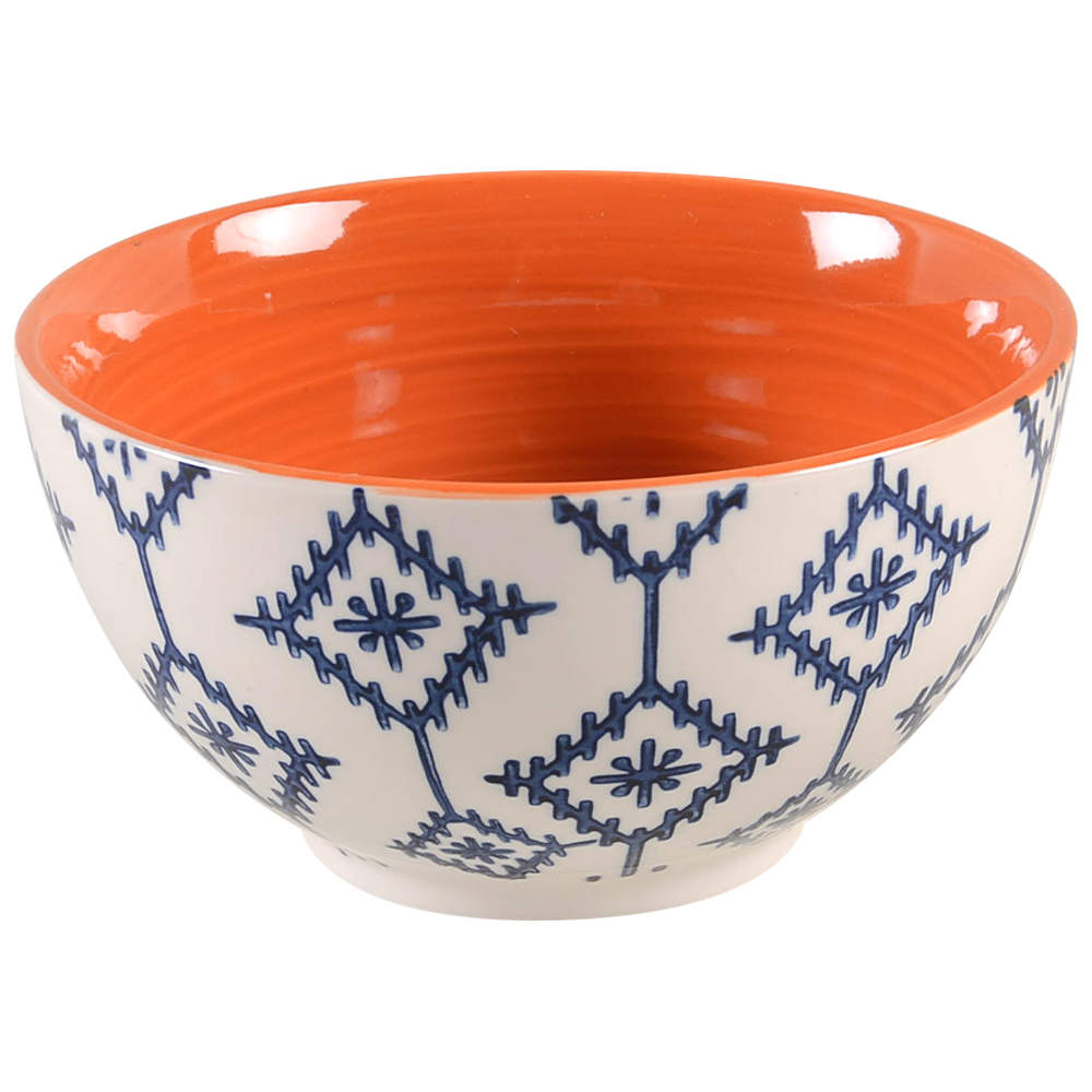 Tangiers Navy Blue Soup/Cereal Bowl - Set of 4 by Baum Brothers-1