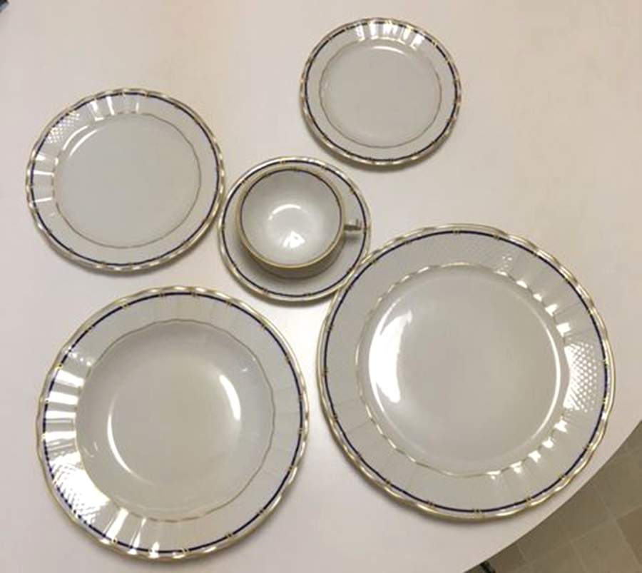 Saint Cloud Dinner Plate by Bernardaud-1