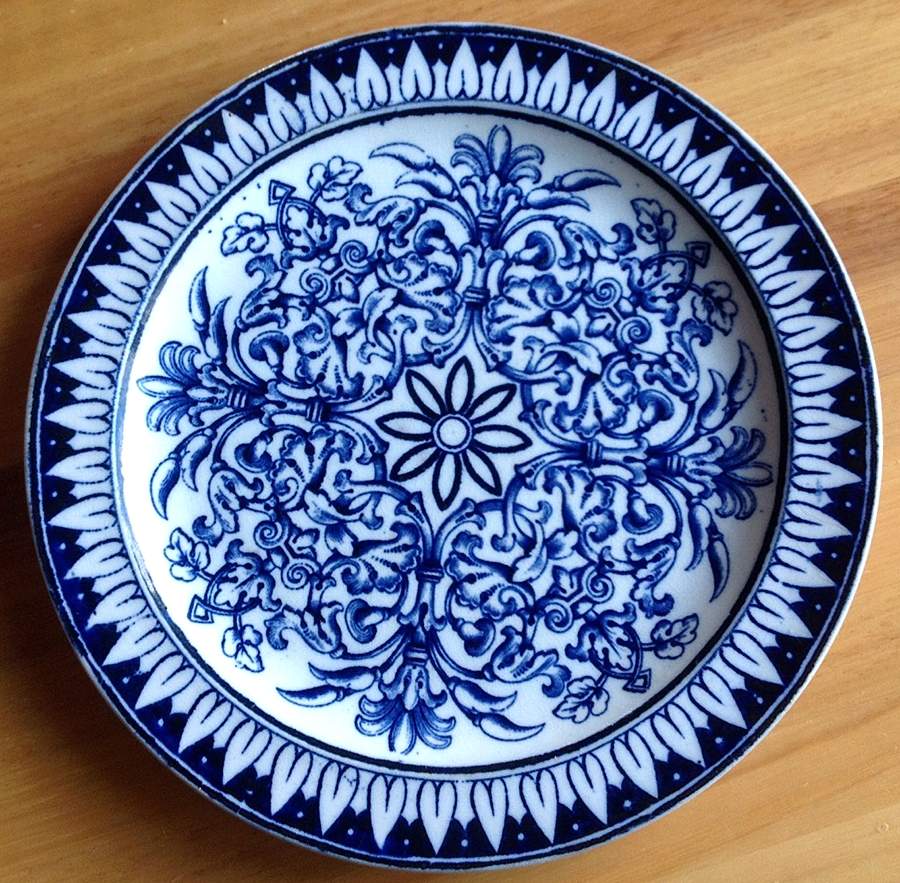 Teutonic Bread & Butter Plate by Brown, Westhead & Moore-1
