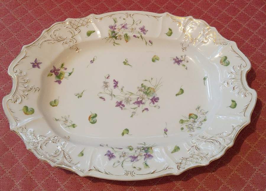 BWD862 14" Oval Serving Platter by Bawo & Dotter-1