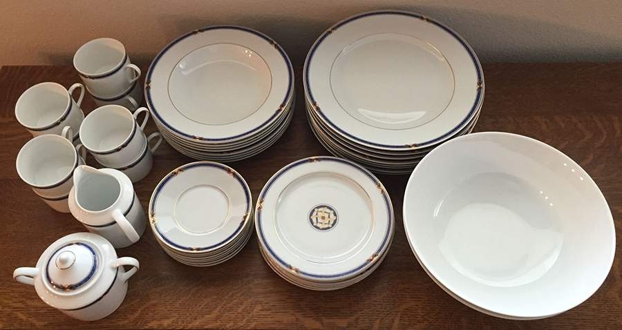 Alliage Bleu Dinner Plate by Bernardaud-1