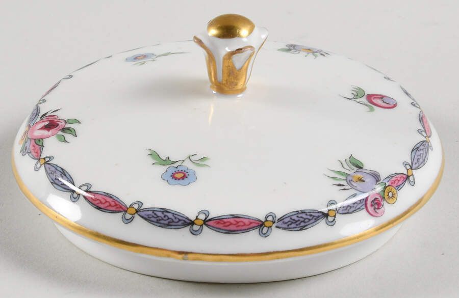 Pompadour Lid for Sugar Bowl by Bernardaud-1