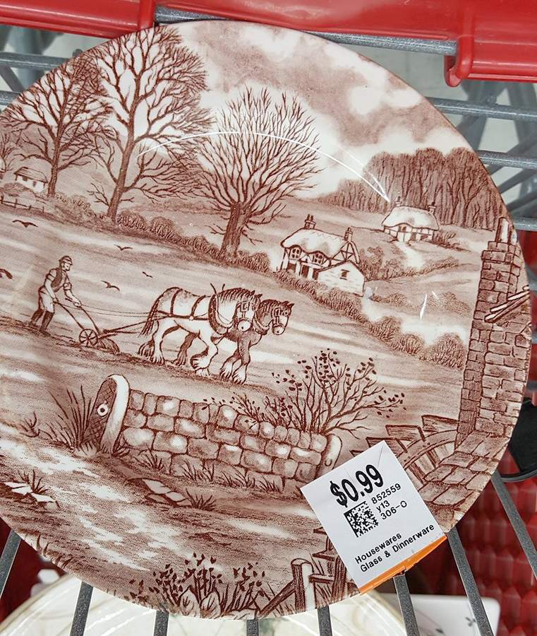 Romantic Mill Dinner Plate by Broadhurst-1