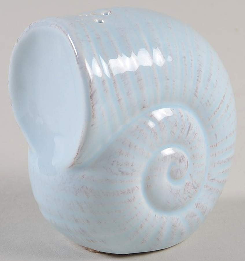 Seahorse and Seashell Menagerie Blue Figural Pepper Shaker by Blue Sky-1