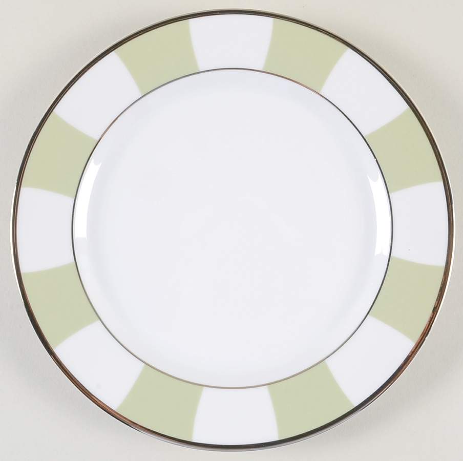 Galerie Royale Tilleul (Lime Green) Salad Plate by Bernardaud-1