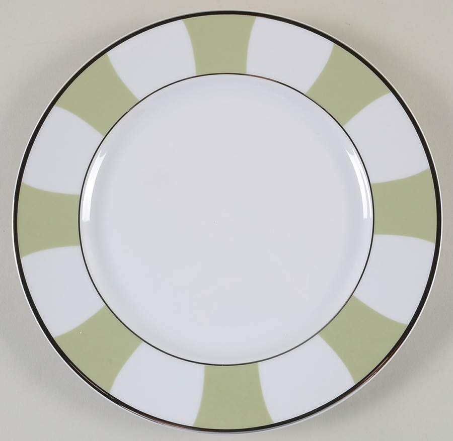 Galerie Royale Tilleul (Lime Green) Dinner Plate by Bernardaud-1