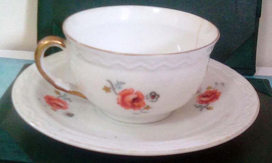BEB85 Flat Cup & Saucer Set by Beyer & Bock-1