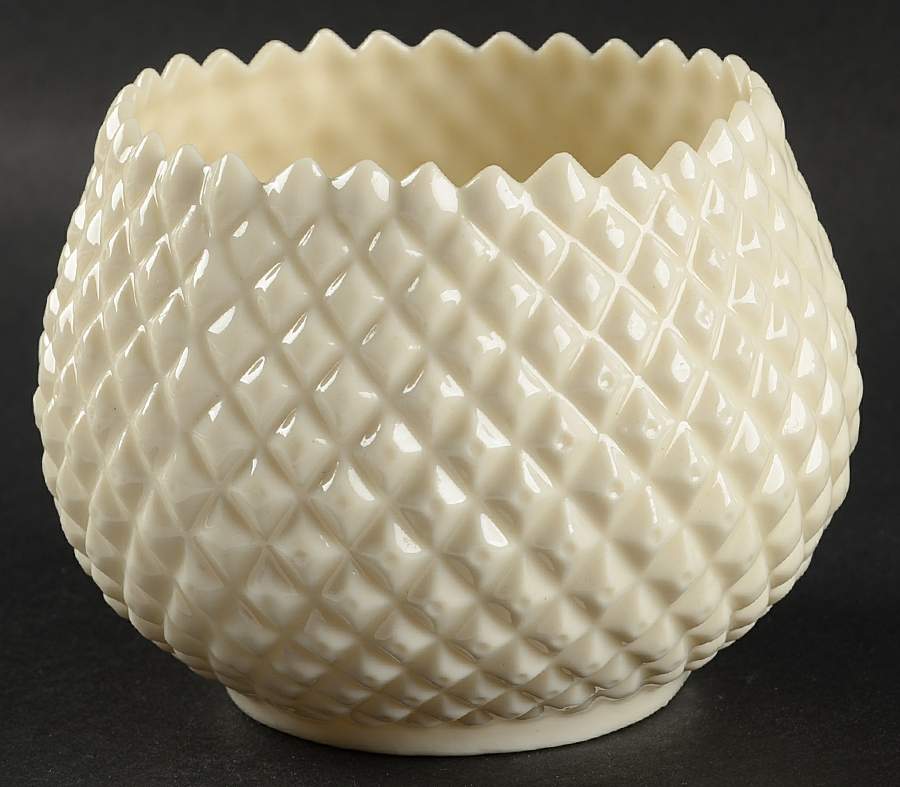 Diamond Flower Pot by Belleek Pottery (Ireland)-1