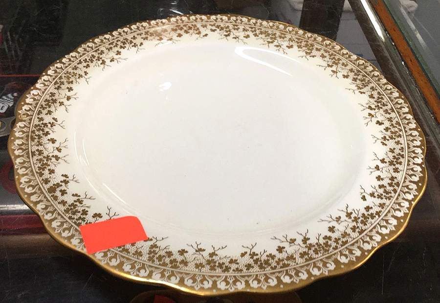 Ayr Gold Dinner Plate by Brownfield-1