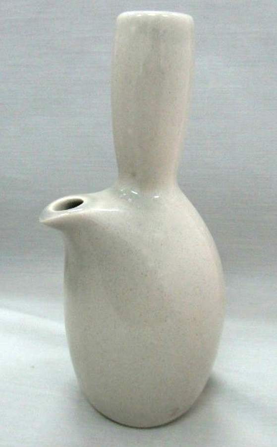 American Modern White Open Carafe by Bauer-1