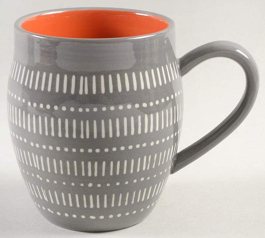 Tangiers Gray Mug by Baum Brothers-1