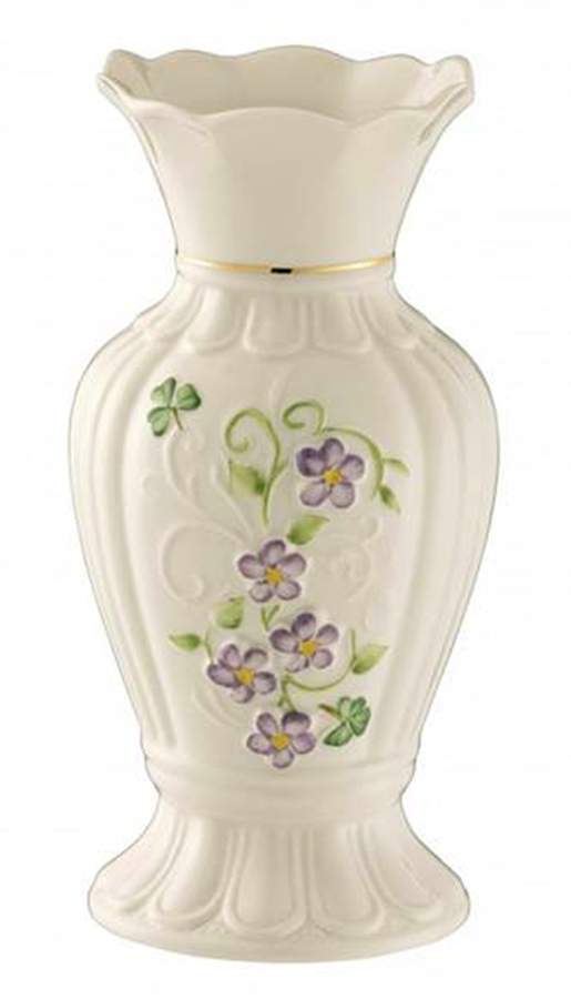 Irish Flax 7" Vase by Belleek Pottery (Ireland)-1