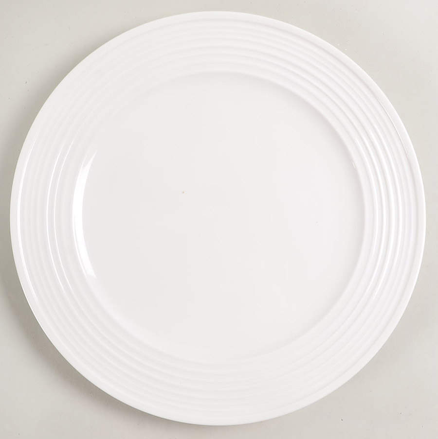 Ripple Dinner Plate by Belleek Pottery (Ireland)-1