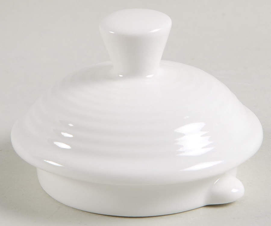 Ripple Lid for Individual Teapot by Belleek Pottery (Ireland)-1