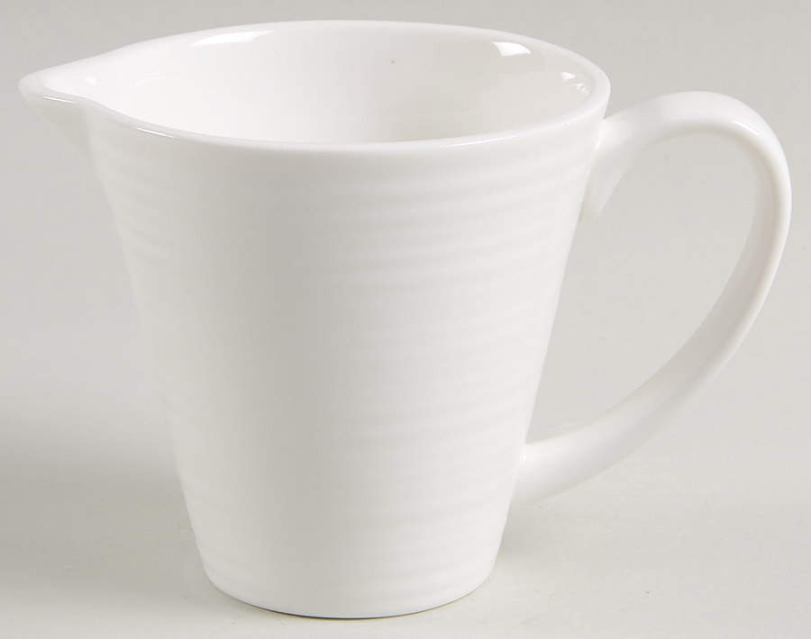 Ripple Creamer by Belleek Pottery (Ireland)-1
