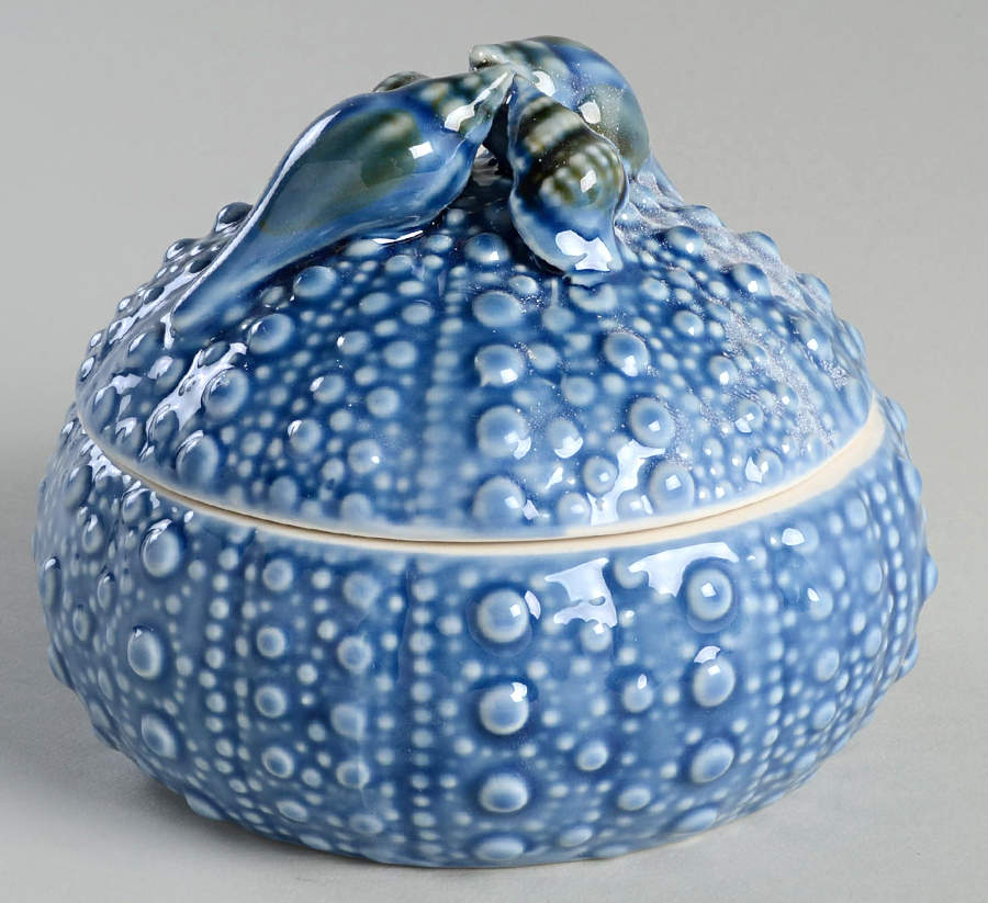Blue Urchin 5" Round Box & Lid by Blue Sky-1