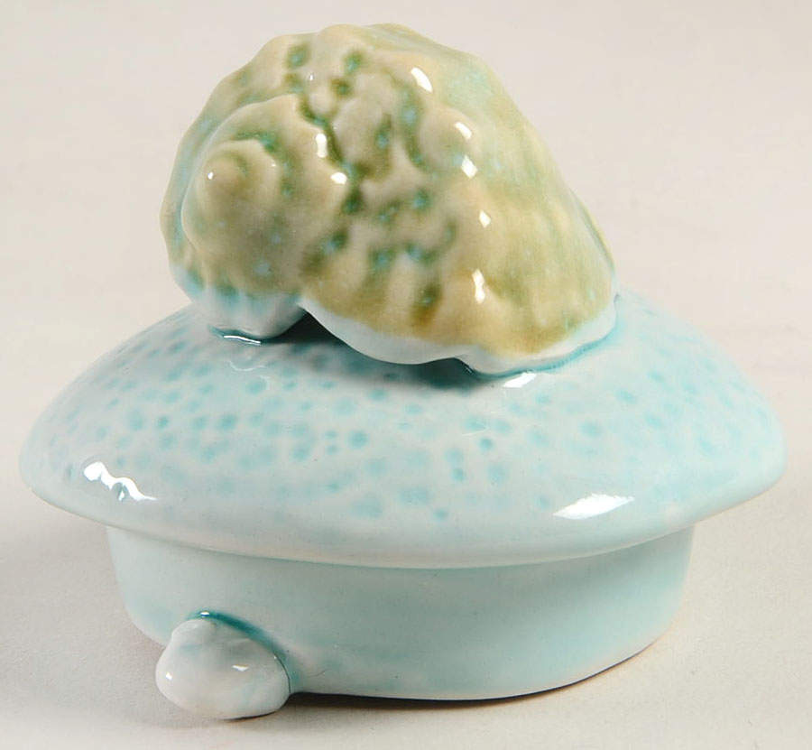 Seawave Turquoise Blue Lid for Teapot by Blue Sky-1