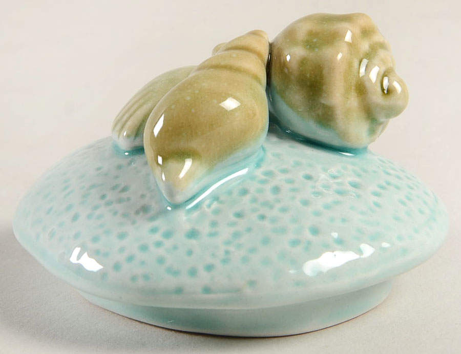 Seawave Turquoise Blue Lid for Sugar Bowl by Blue Sky-1
