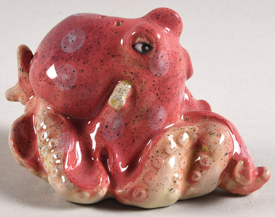 Octopus Red Pepper Shaker by Blue Sky-1