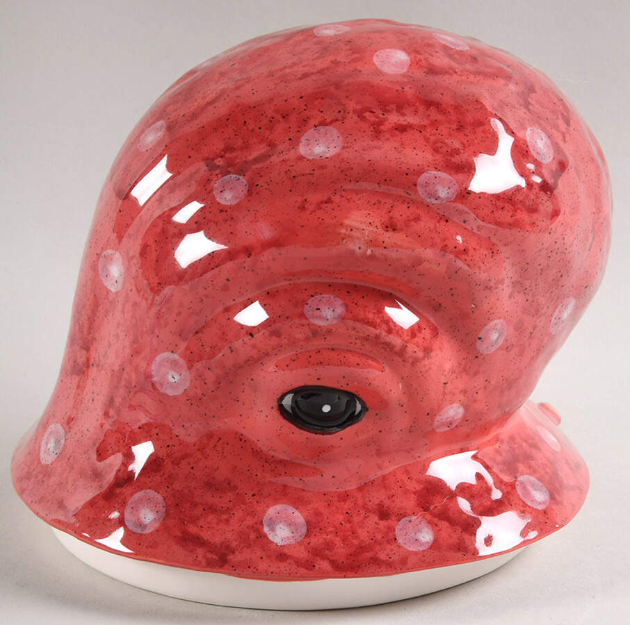Octopus Red Lid for Cookie Jar by Blue Sky-1