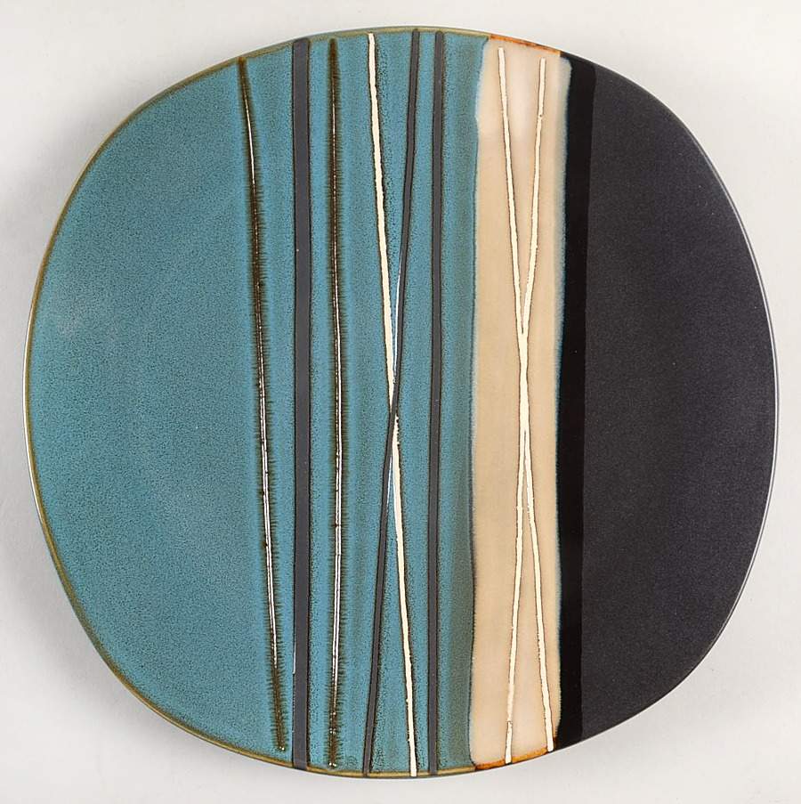 Bazaar Teal Dinner Plate by Better Homes and Gardens-1