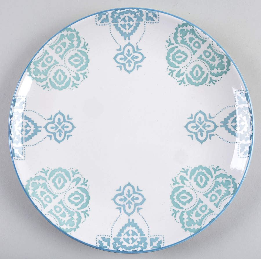 Painterly Dinner Plate by Baum Brothers-1