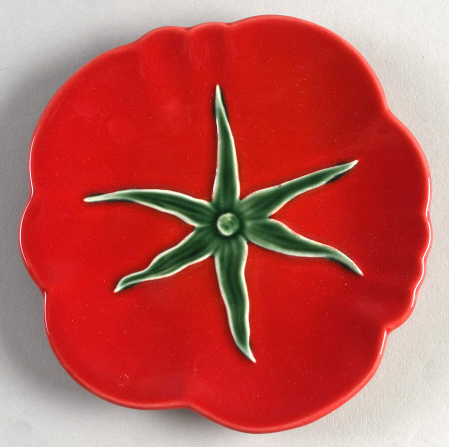 Tomato Bread & Butter Plate by Bordallo Pinheiro-1