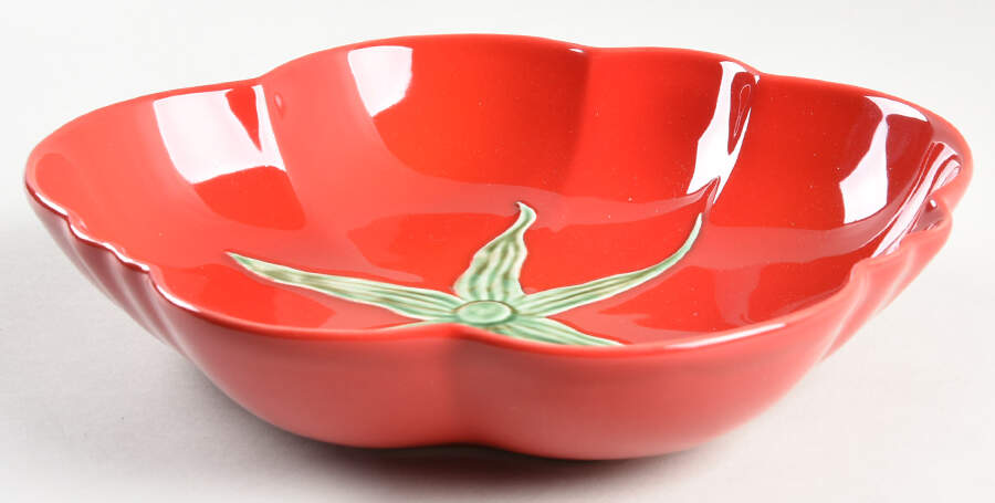 Tomato 9" Individual Pasta Bowl by Bordallo Pinheiro-1