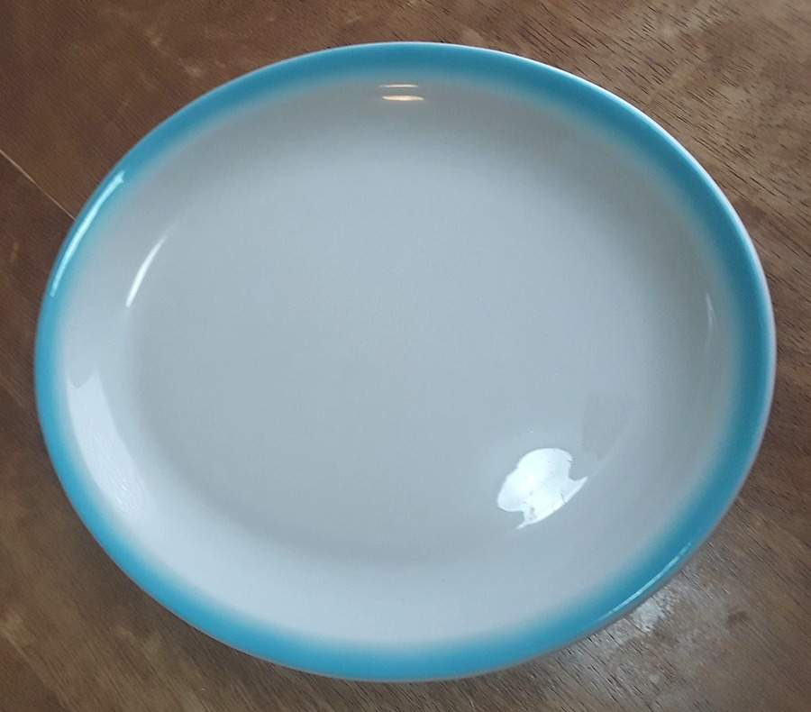 BUF188 12" Oval Serving Platter by Buffalo Pottery-1