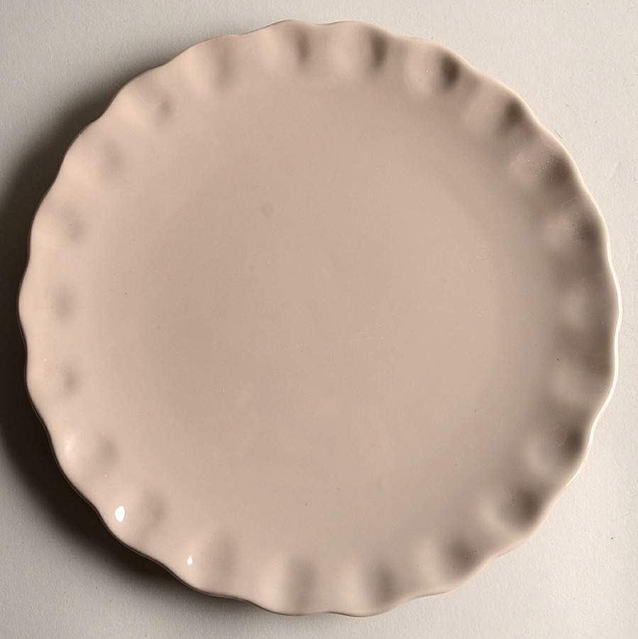 Southern Living Taupe Salad/Dessert Plate by Ballard Designs-1