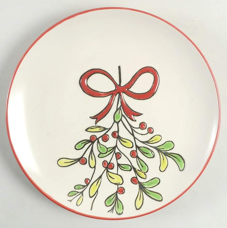 Holly Berry Salad Plate by Blue Sky-1
