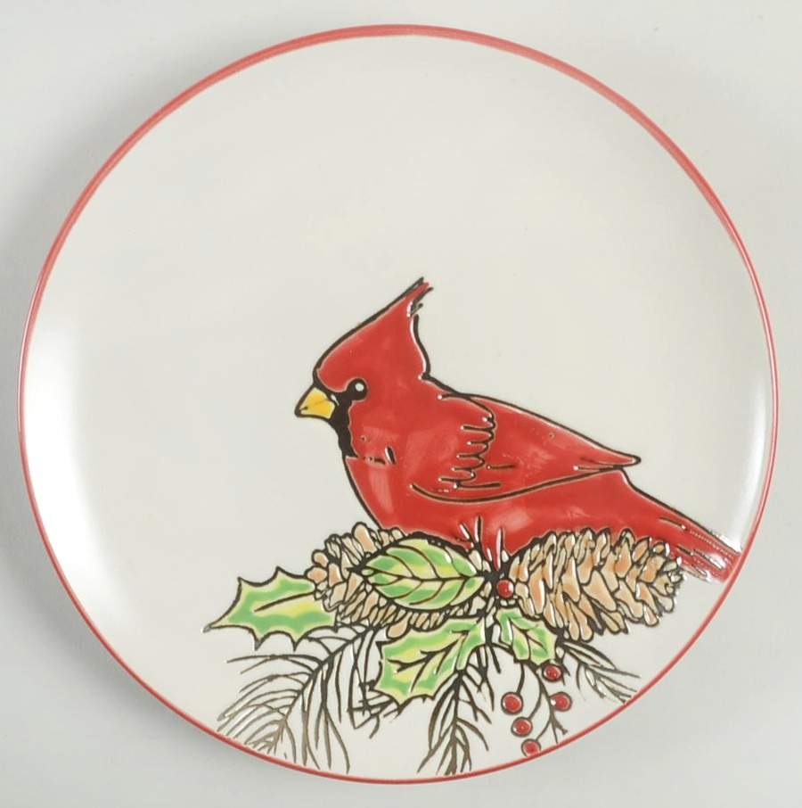 Holly Berry Salad Plate by Blue Sky-1