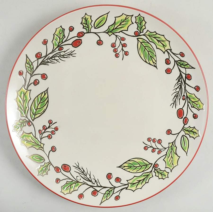 Holly Berry Dinner Plate by Blue Sky-1