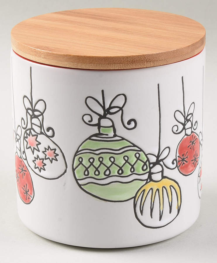 Retro Ornaments Small Canister & Lid by Blue Sky-1