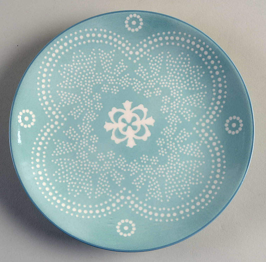 Phara Sky Blue Salad Plate by Baum Brothers-1