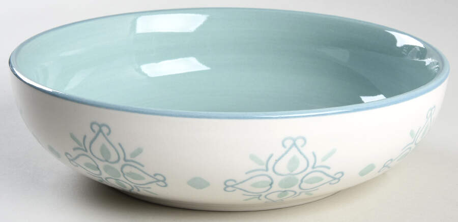 Phara Sky Blue 8" Individual Pasta Bowl by Baum Brothers-1
