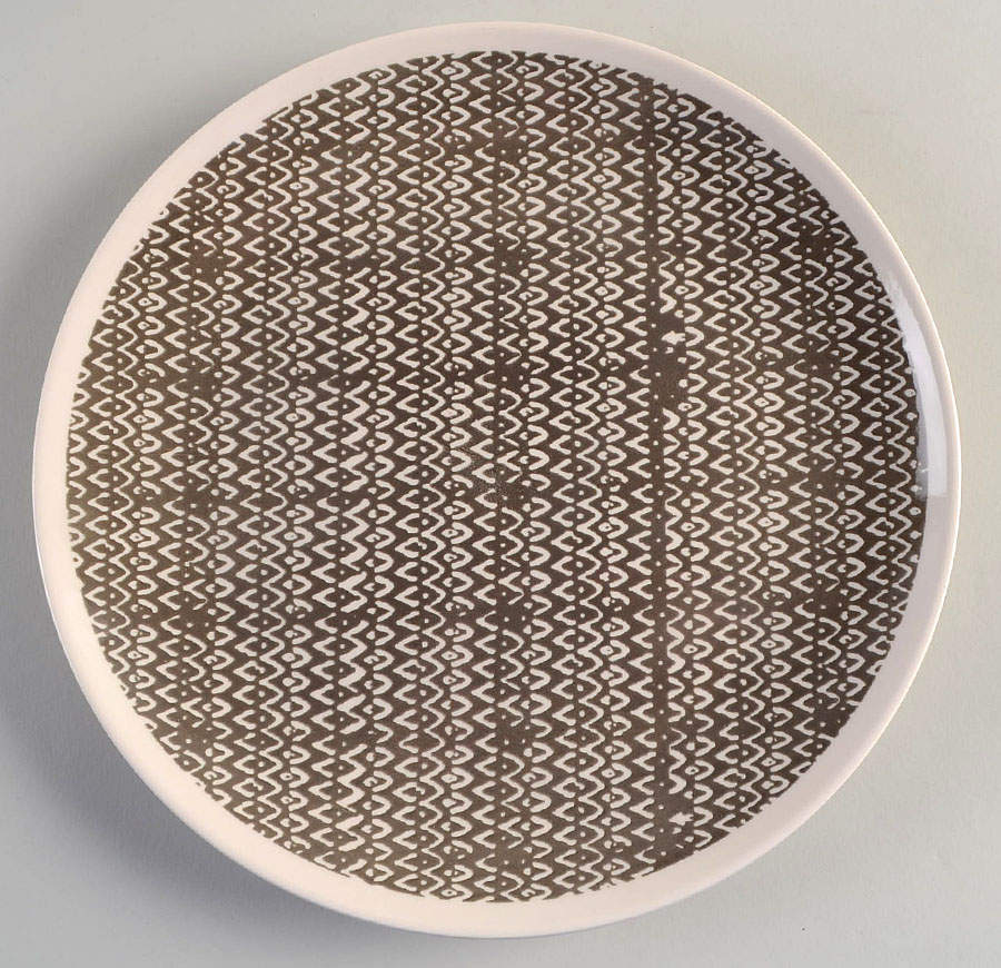 Dalton Grey Dinner Plate by Baum Brothers-1