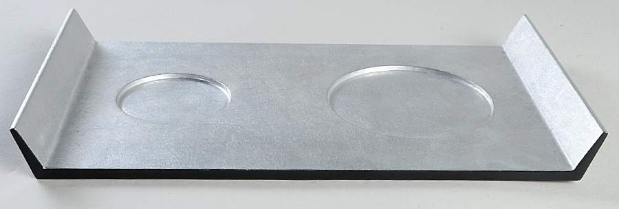 Opus Argent 11" Acrylic Rectangular Tray by Bernardaud-1