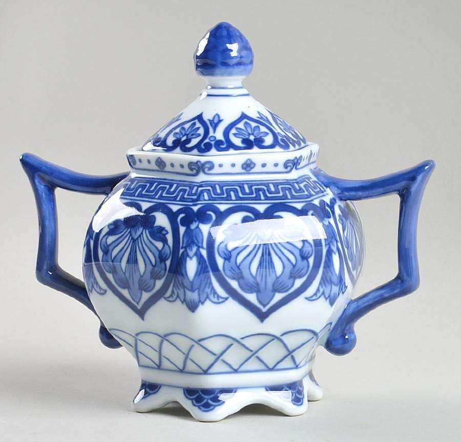 Adelaide Sugar Bowl & Lid by Bombay-1