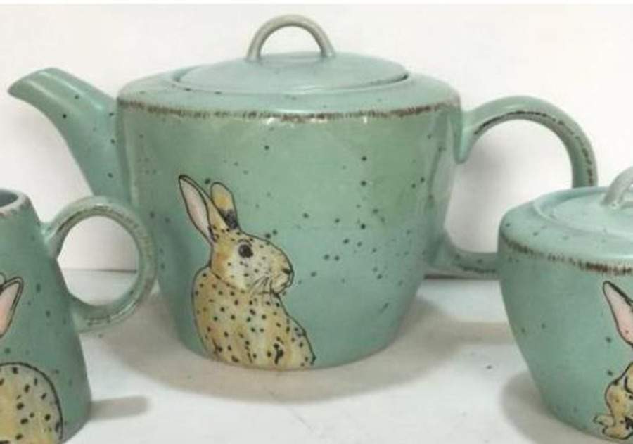 Easter Bunny Teapot & Lid by Spectrum-1