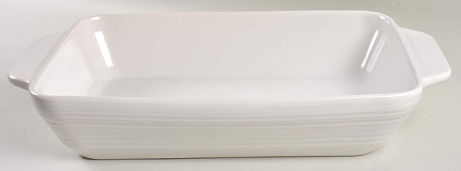 Milbrook Coconut White 13"  Rectangular Baker by Bee & Willow Home-1