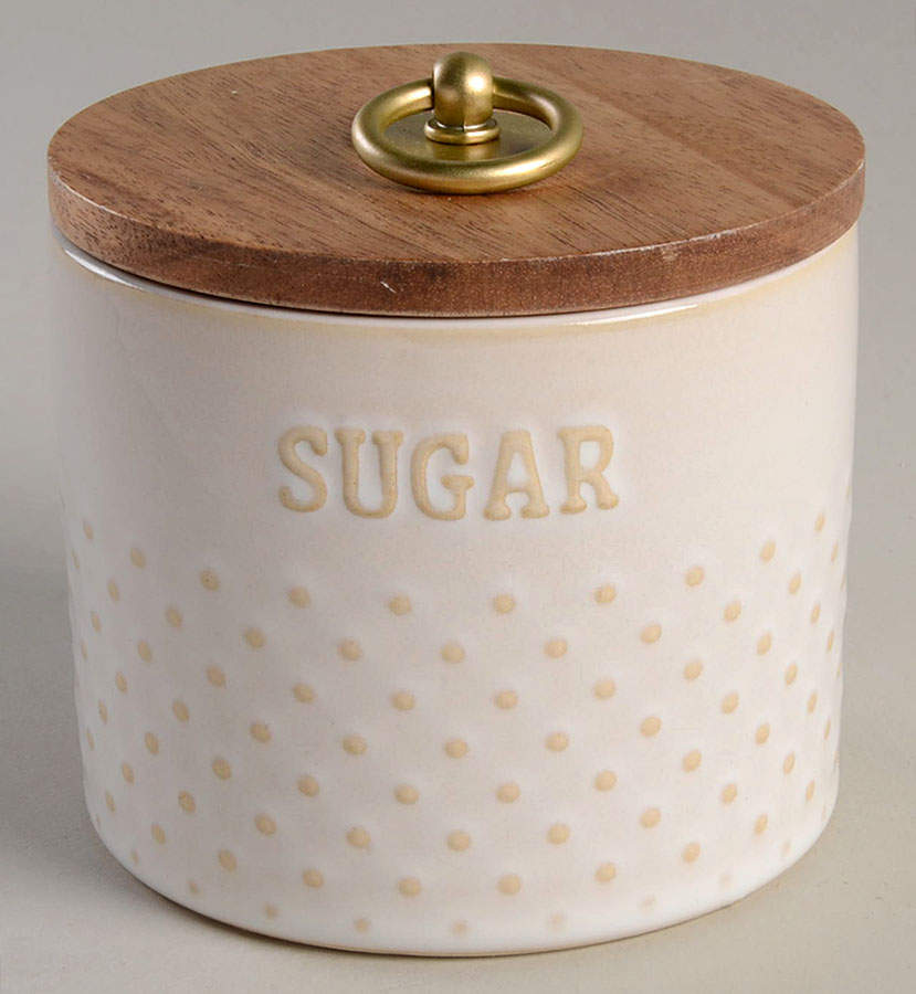 Modern Farmhouse Sugar Bowl & Lid by Better Homes and Gardens-1