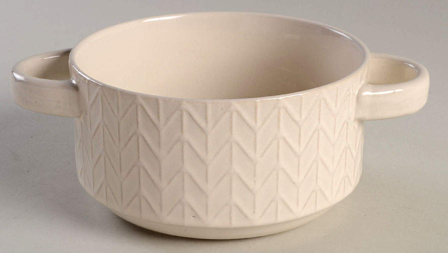 Modern Farmhouse Individual Handled Soup Bowl by Better Homes and Gardens-1