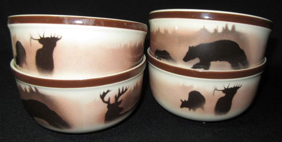 High Country Harmony Soup/Cereal Bowl by Big Sky Carvers-1