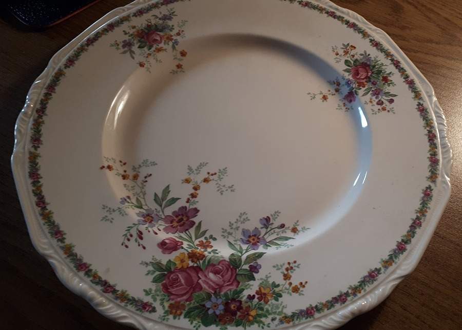 Rosedale Dinner Plate by Burgess & Leigh-1