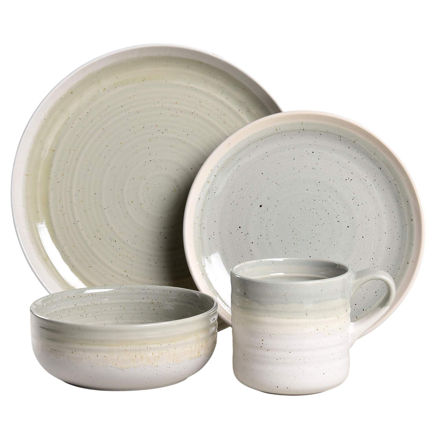 Hearth Seafoam 4 Piece Place Setting by Baum Brothers-1