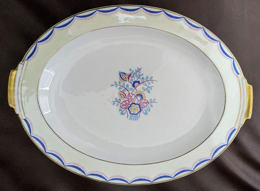 Menton 11" Oval Serving Platter by Bernardaud-1