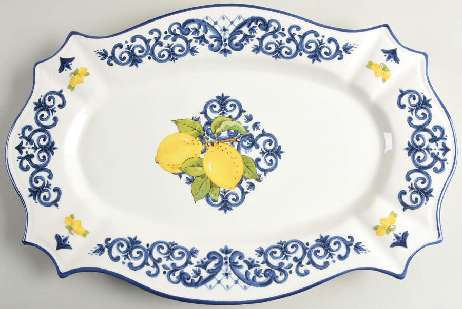 BIZ23 19" Oval Serving Platter by Bizzirri-1